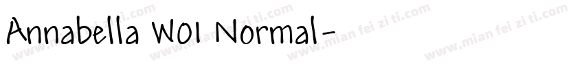 Annabella W01 Normal字体转换